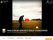 Tablet Screenshot of malcolmisaacs.com
